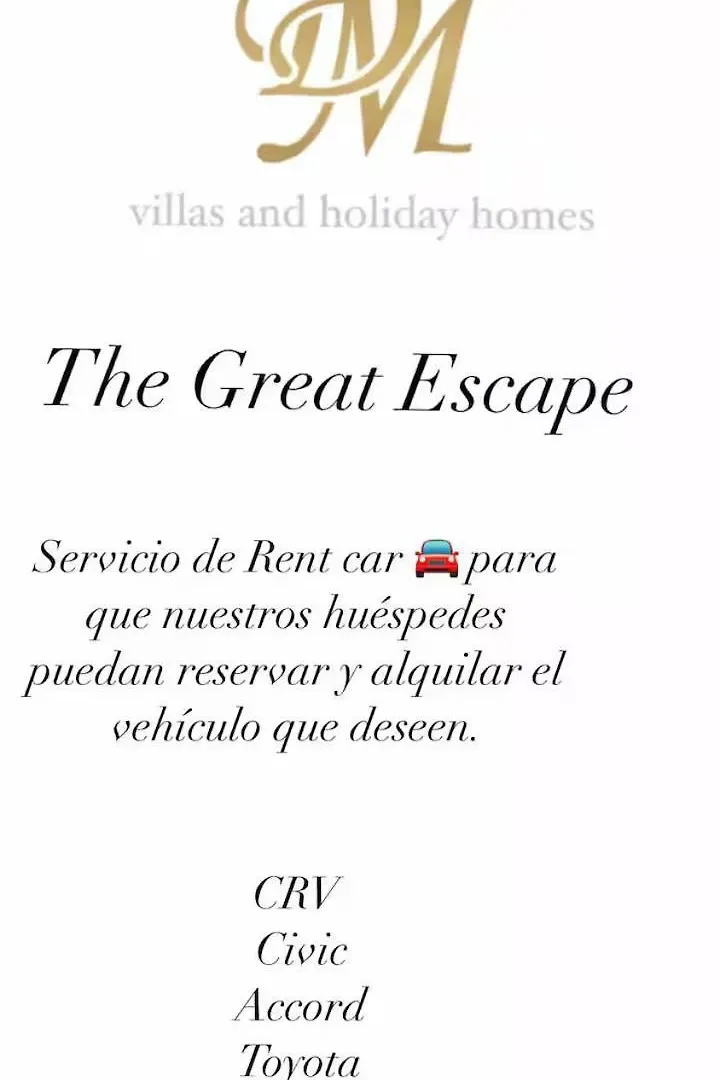 Feriehus The Great Escape Agua Caliente Parqueo Sde Villa Santo Domingo